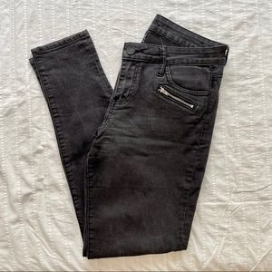 Mia Toothpick Skinny Black Jeans